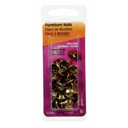 HILLMAN FURNITURE NAILS AB 25PK 122680